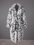 Opulent Fur Plush Coat