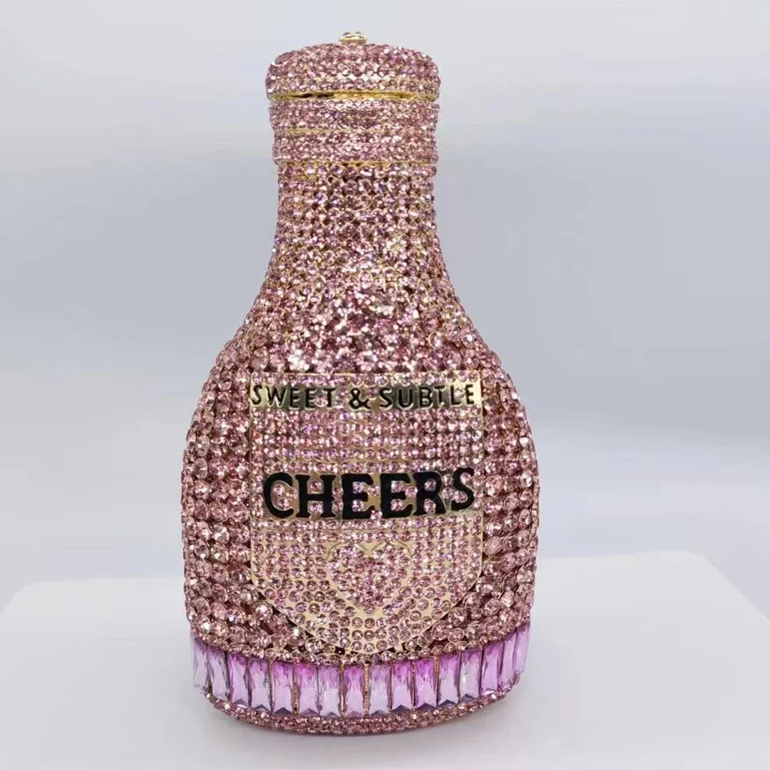 Cheers Crystal Clutch Purse