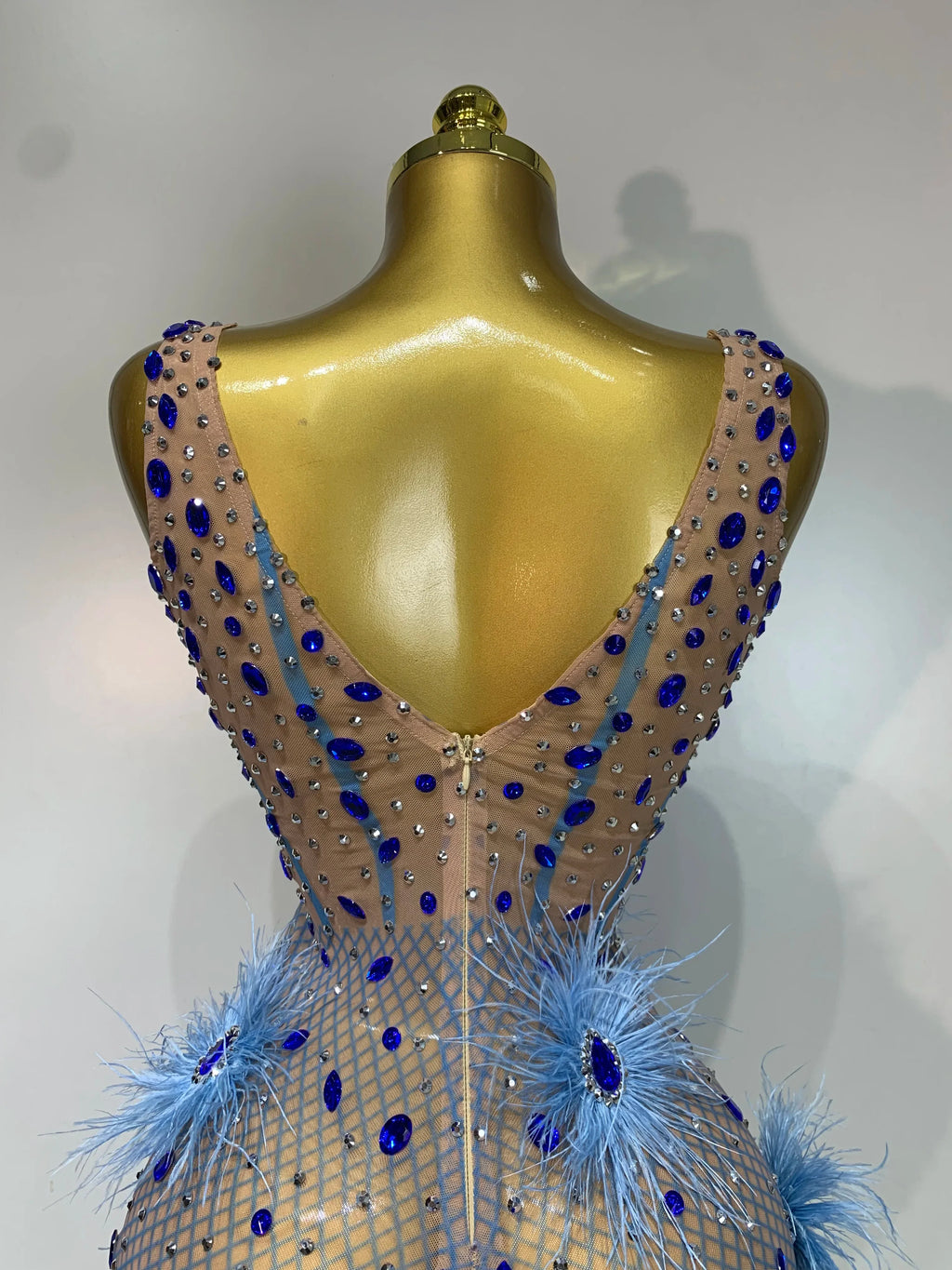 Diane Feather Mini Dress