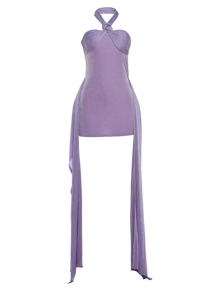 Naiya Knot Mini Dress