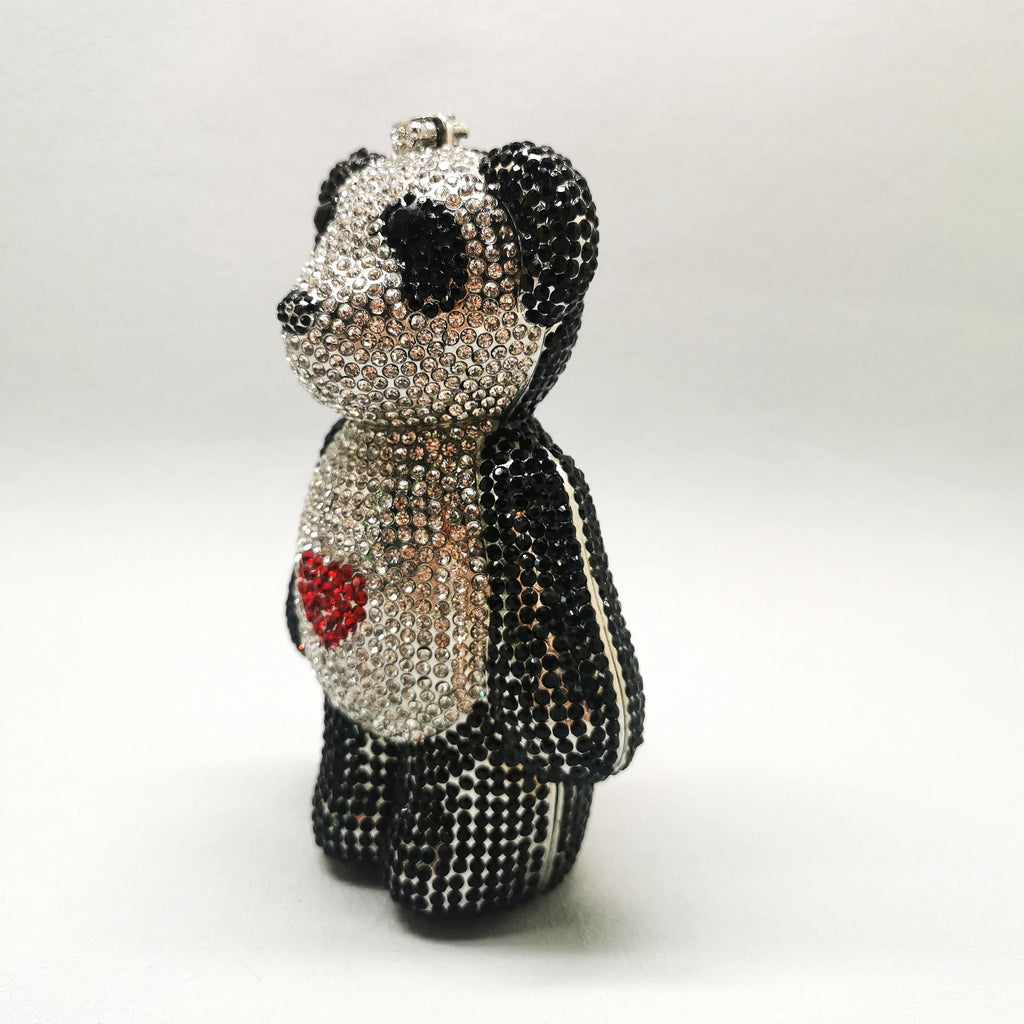 Mini Bear Diamond Clutch Bag