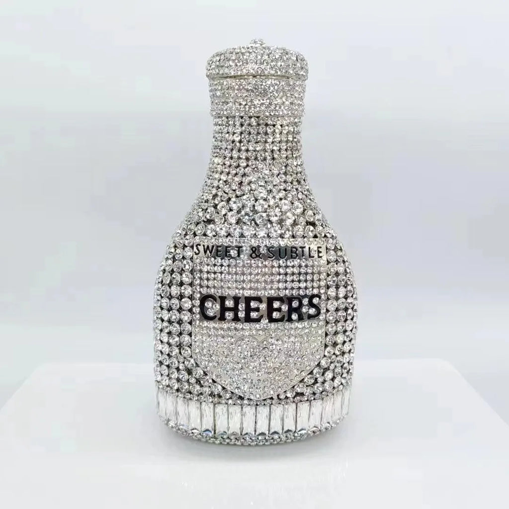 Cheers Crystal Clutch Purse