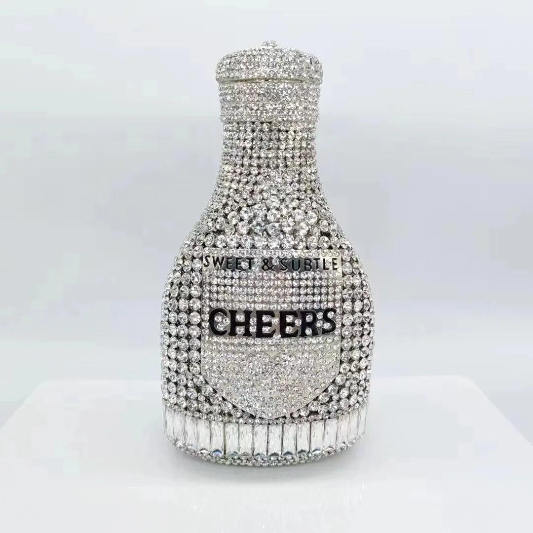 Cheers Crystal Clutch Purse