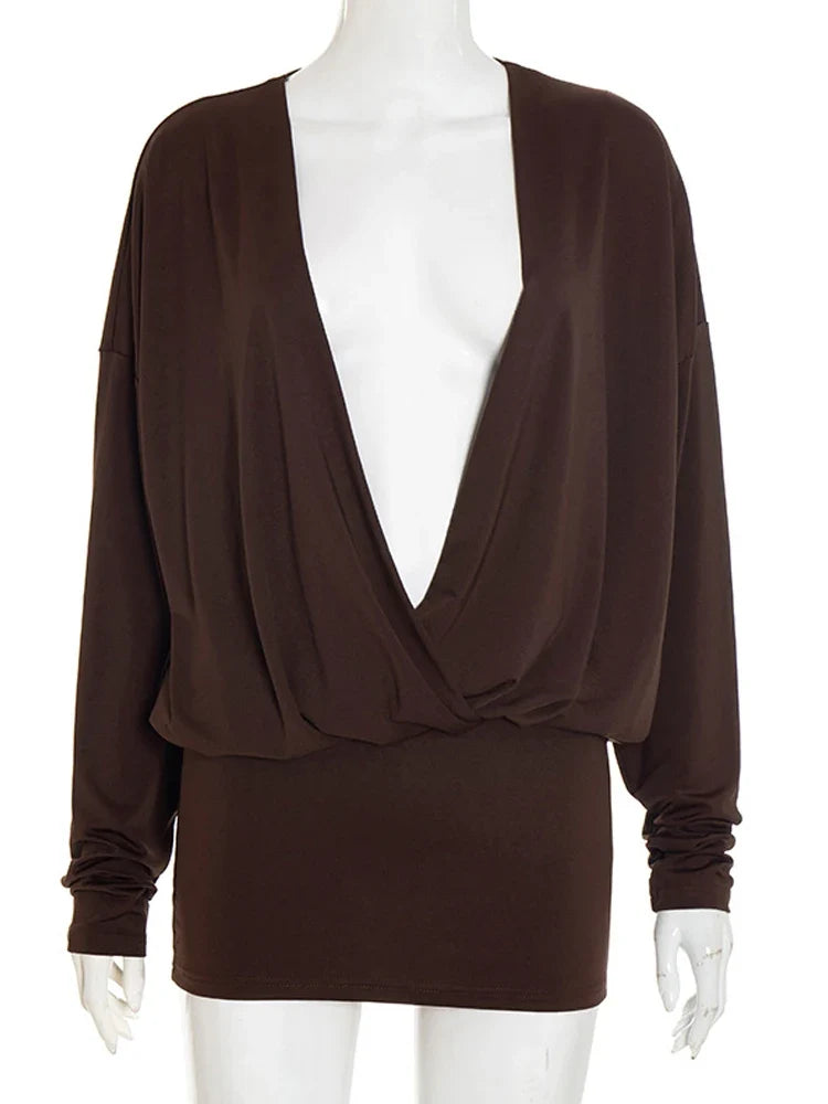 Nellie Ruched Mini Dress