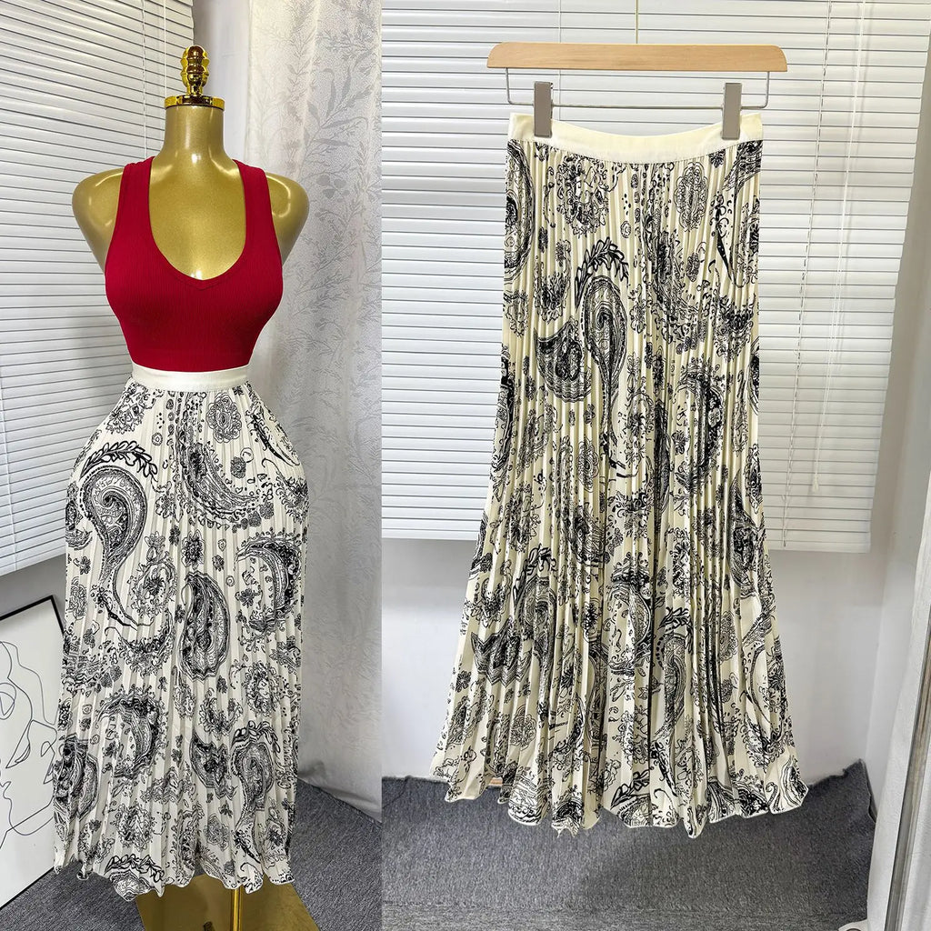 Kiana High Waist Skirt Set