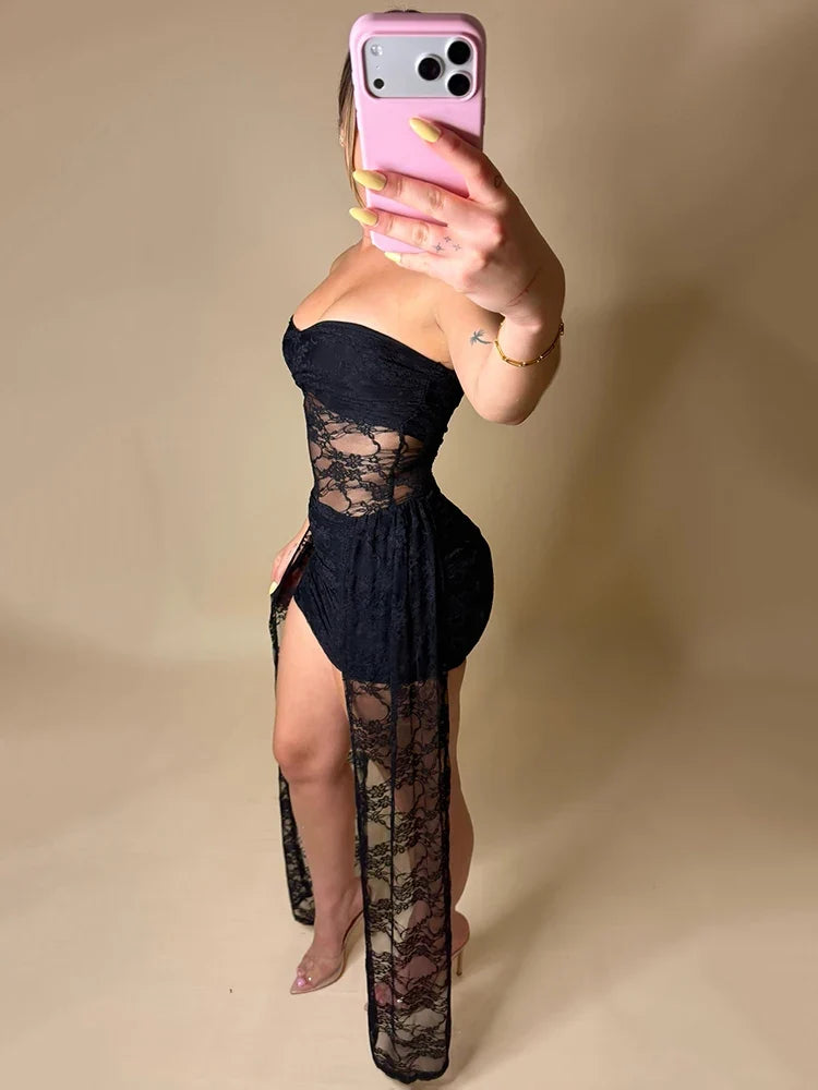 Lili Mesh Tassel Dress