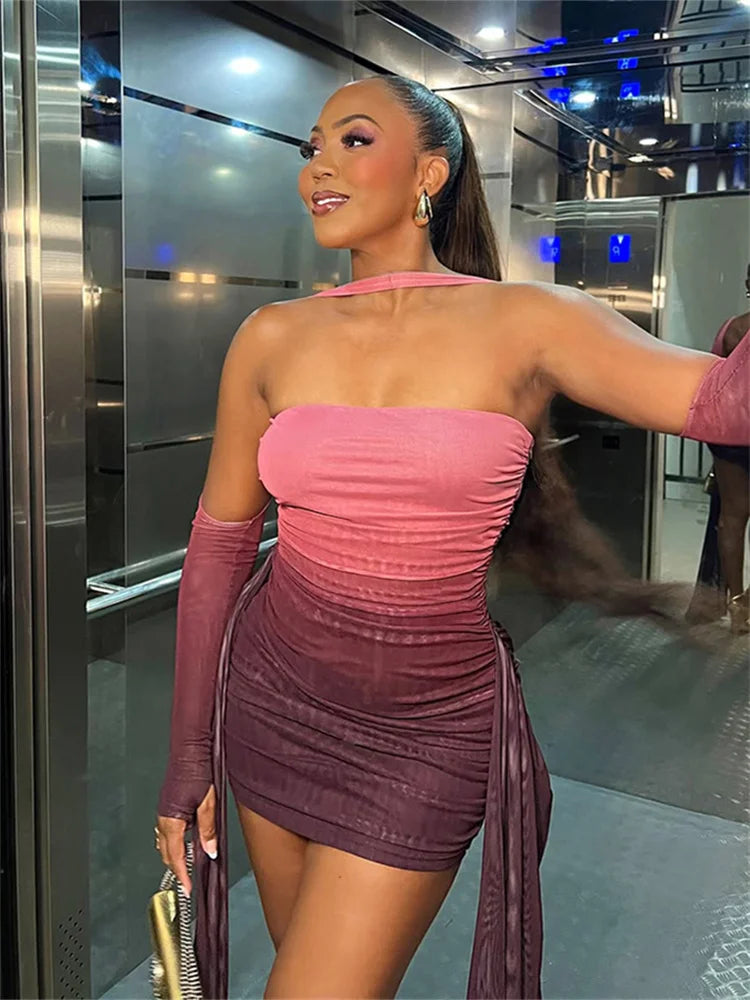 Daisy Ruched Bodycon Dress