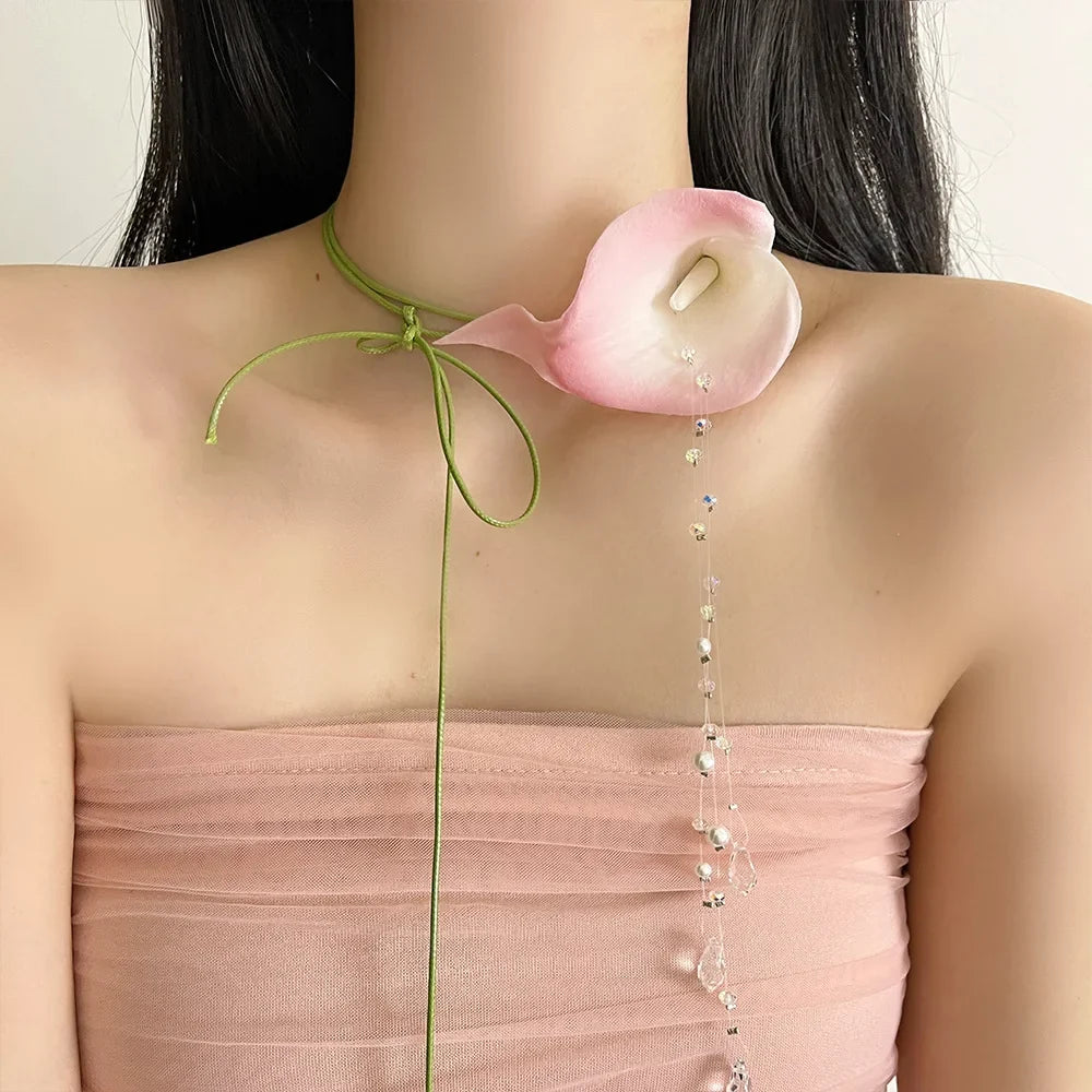 Floral Choker Necklace