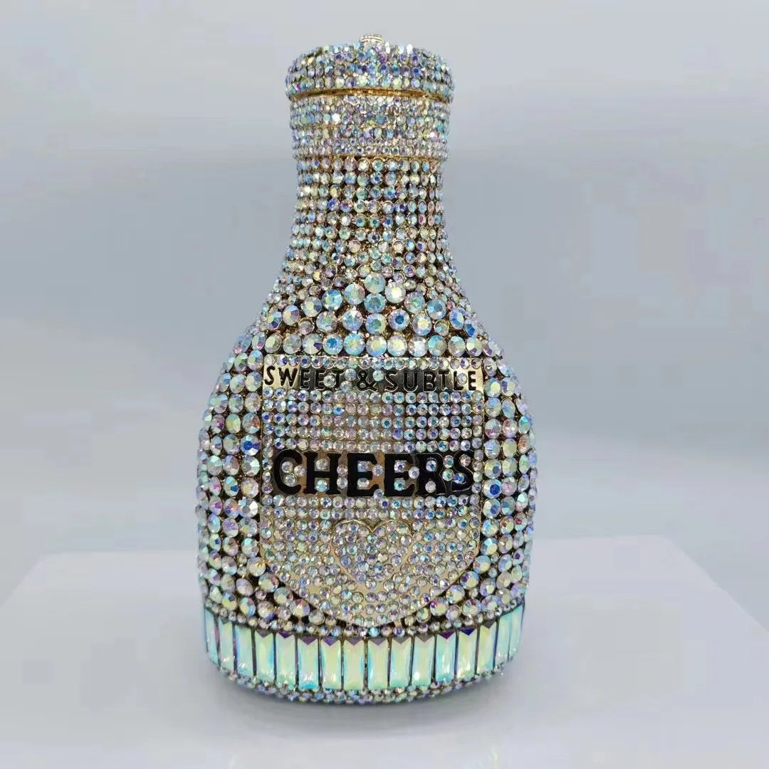 Cheers Crystal Clutch Purse