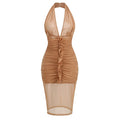 Bella Mesh Pleated Dress
