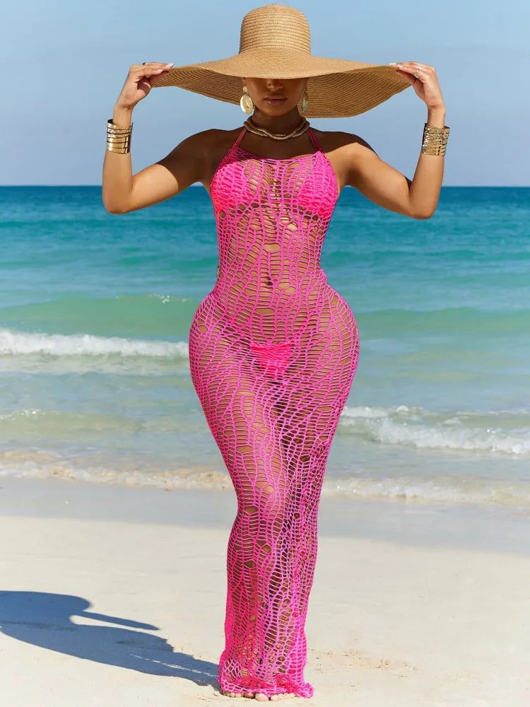 Bikini 3pcs Knitted Dress