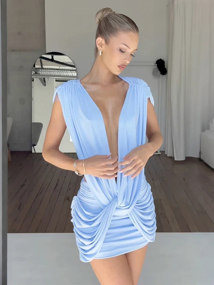Blueprint Ruched Mini Dress