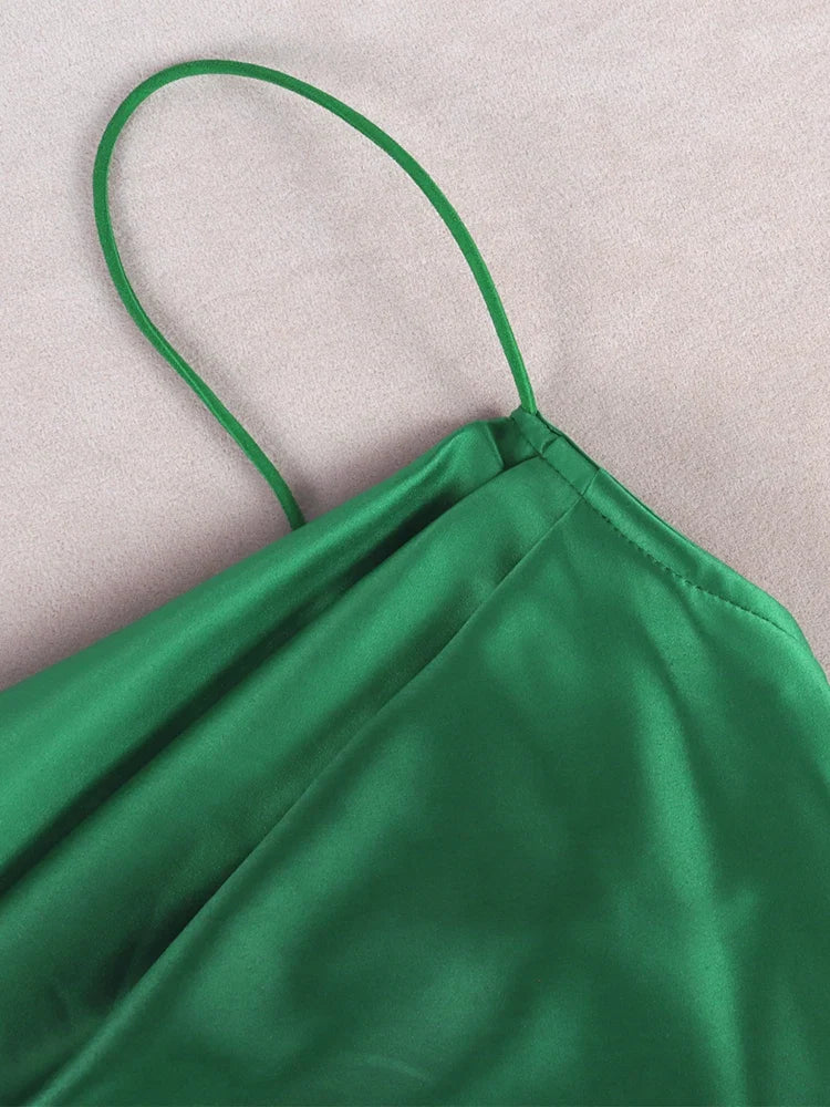 Jodie Elegant Bodycon Satin Dress