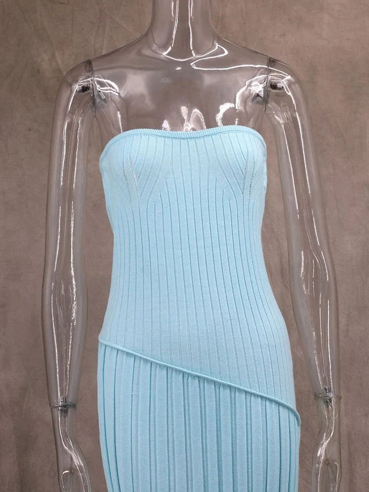 Ashlea Blue Maxi Dress