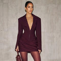 Mikayla Pleated Mini Dress