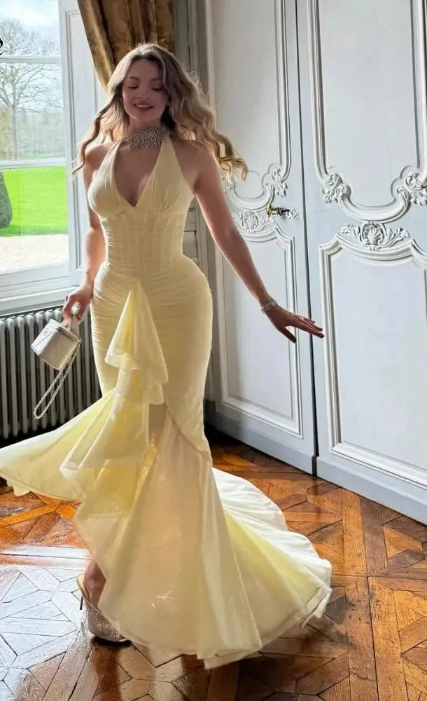 Lourna Ruched Maxi Dress