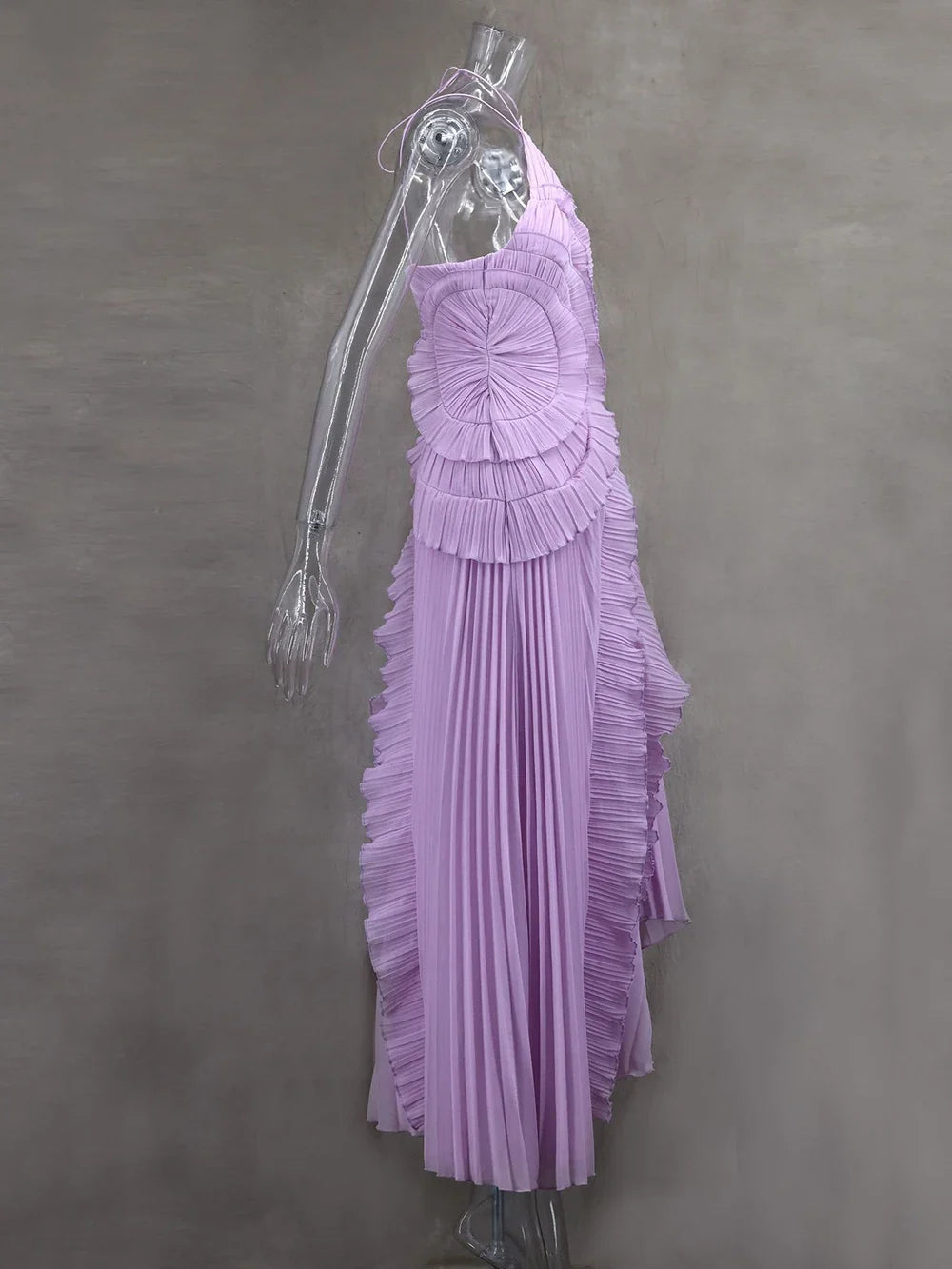 Kelsi Chiffon Ruffle Maxi Dress