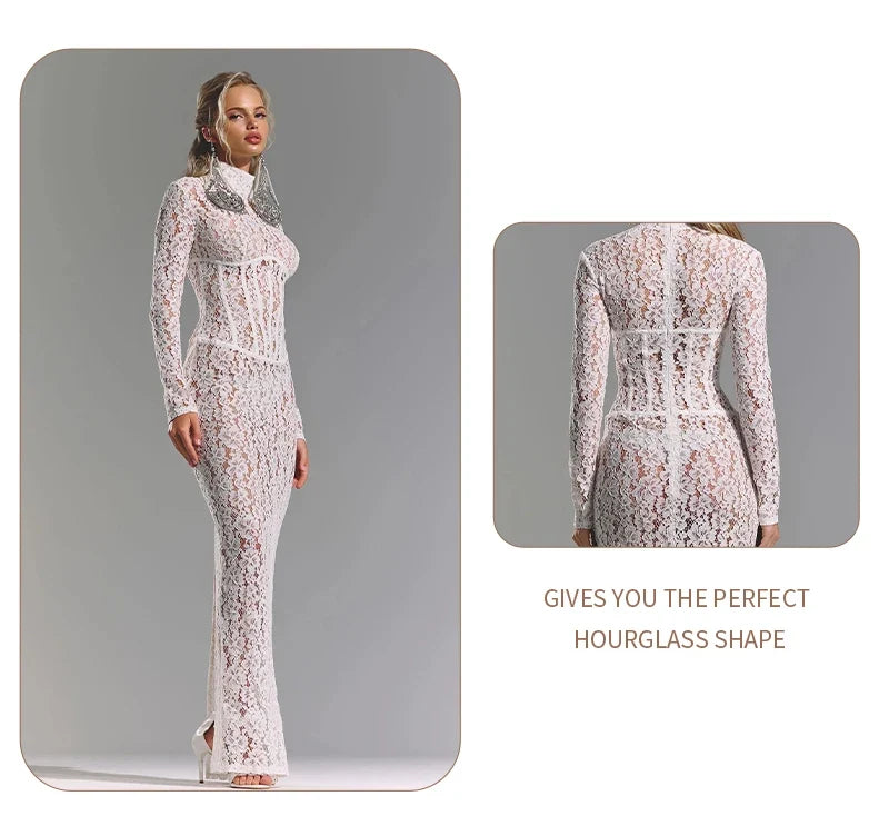 Eleeza Corset Maxi Dress