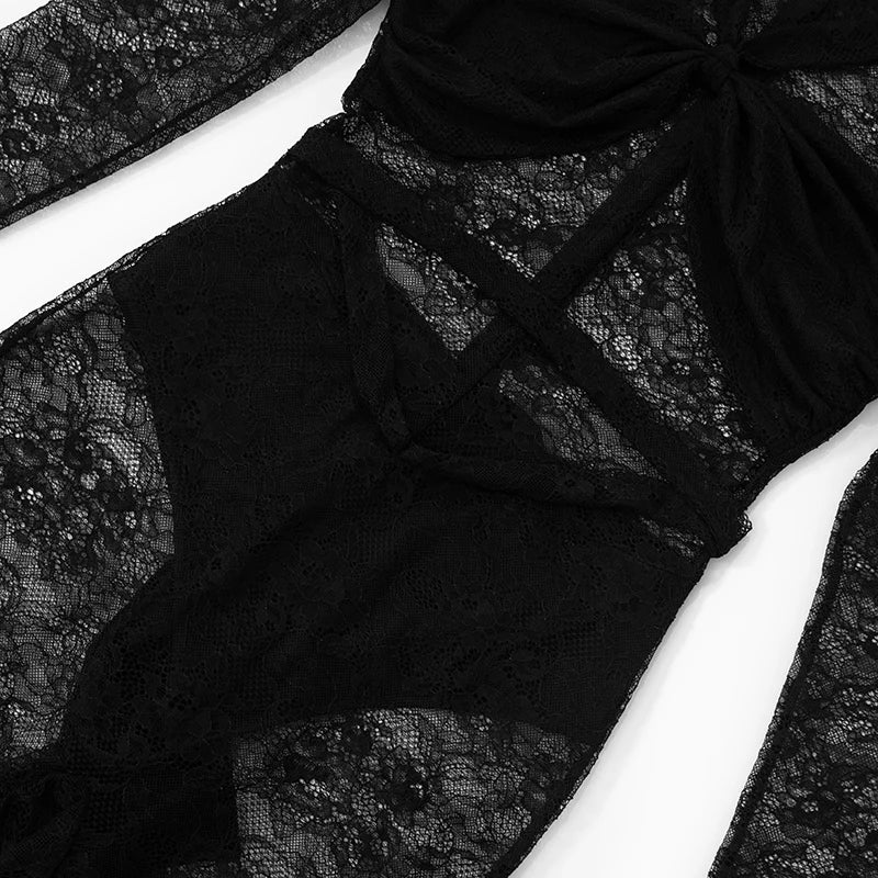 Atasa Mesh Jumpsuit