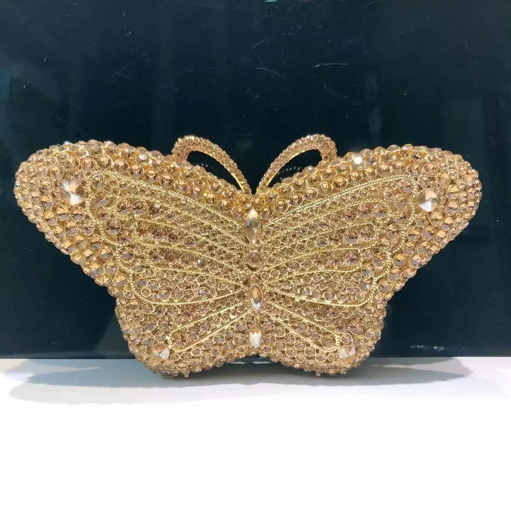 Luxury Butterfly Rhinestone Bag