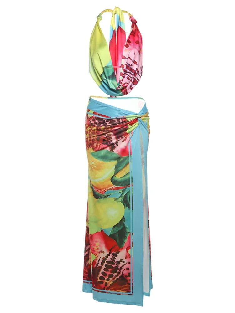 Amya Maxi Skirt Set