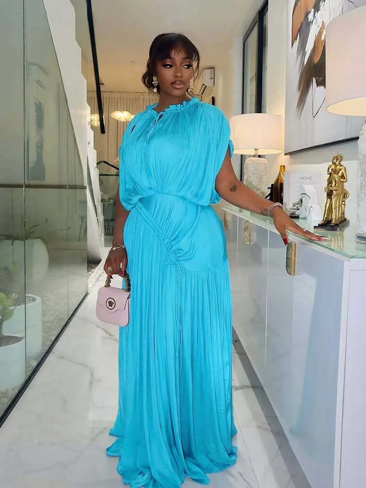 Chtistina Draped Maxi Dress