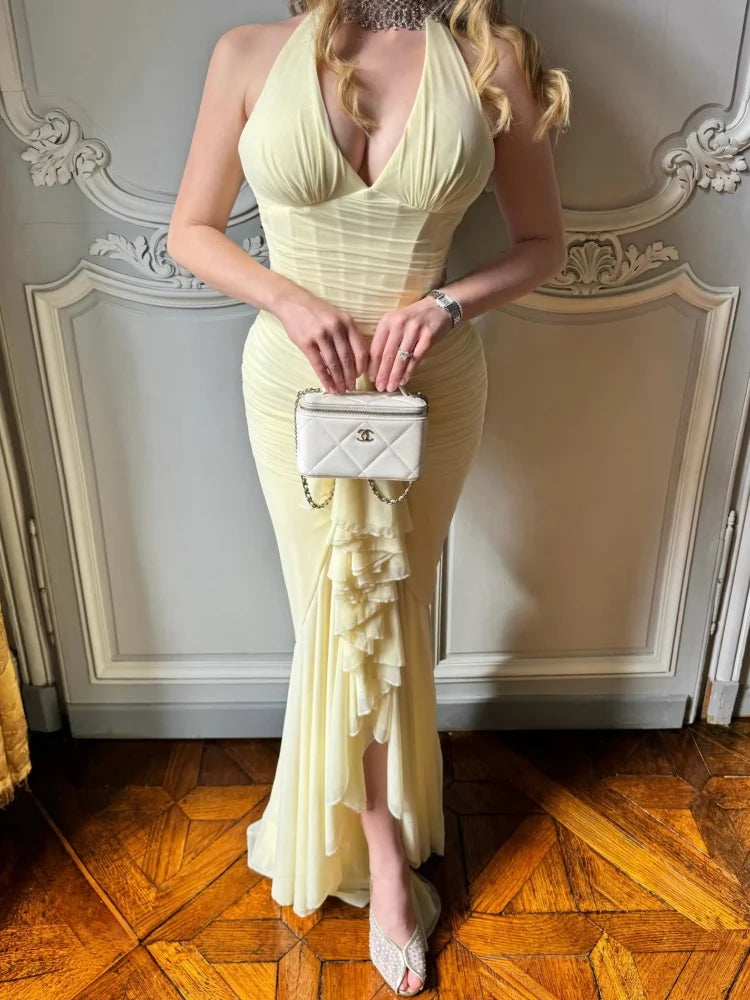 Lourna Ruched Maxi Dress