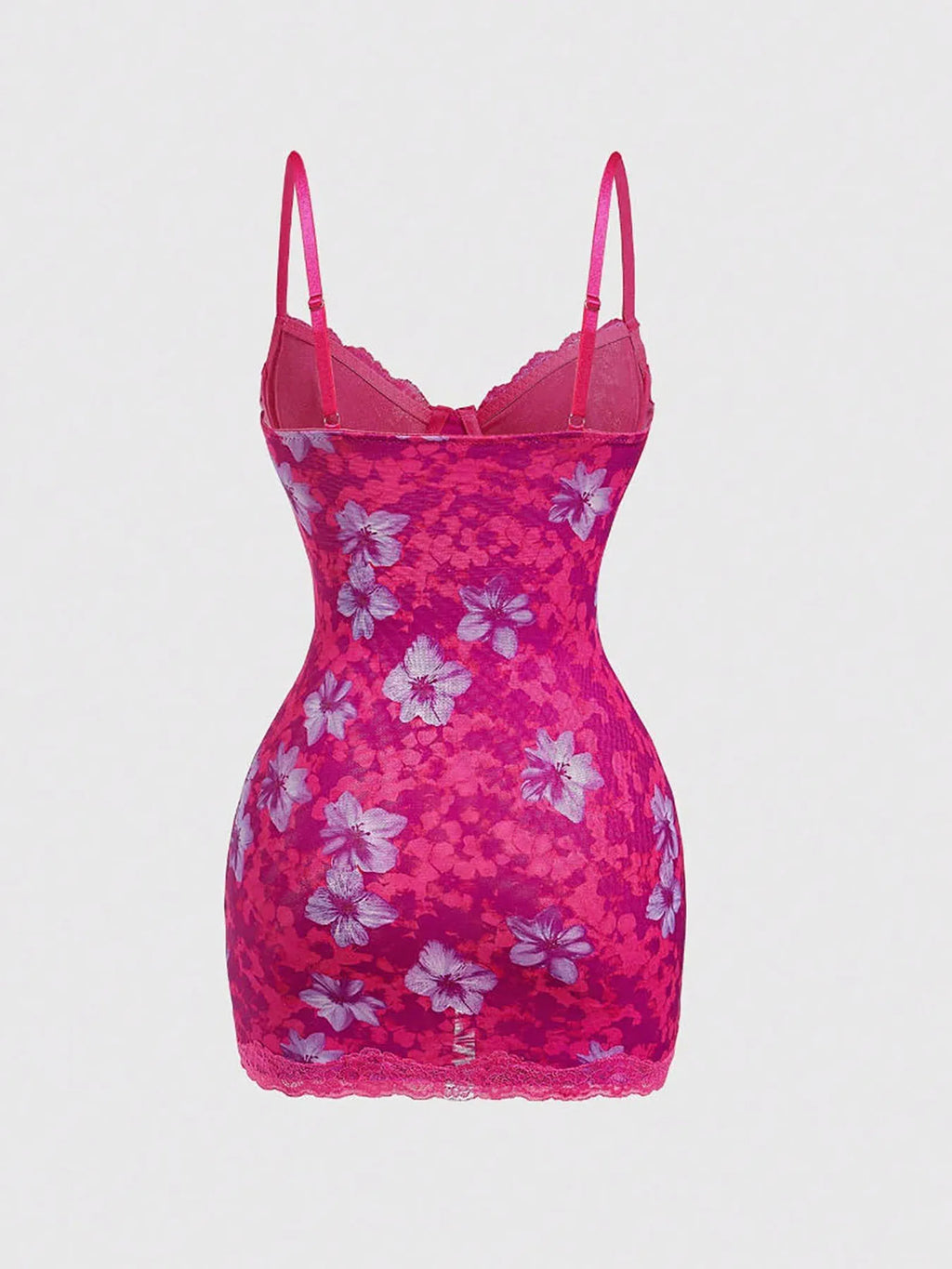 Floral Lace Mini Dress