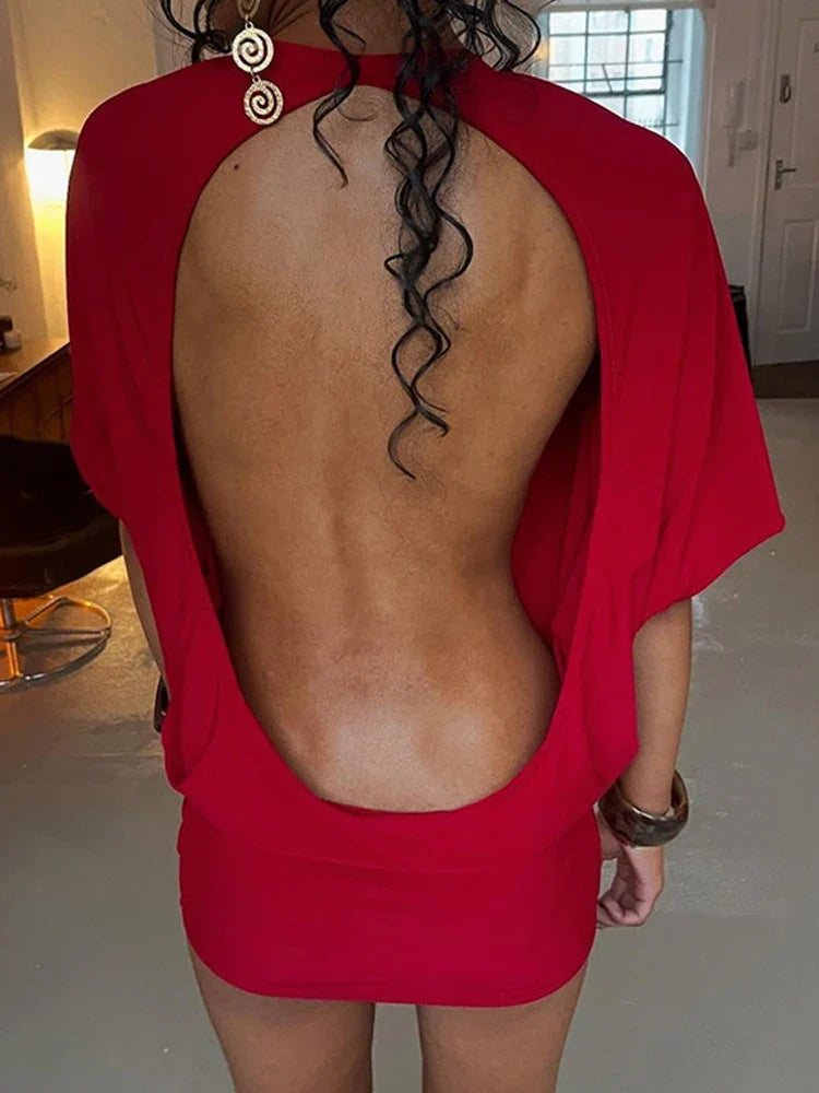 Esther Backless Mini Dress
