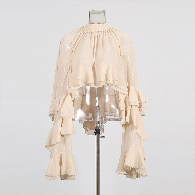 Krista Ruffles Blouse