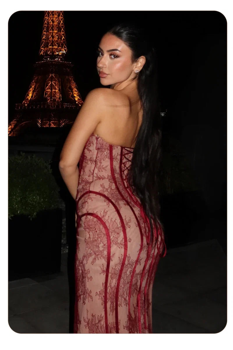 Kerry Corset Bustier Maxi Dress