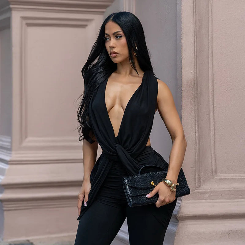 Clara Ruched Jumpsuit