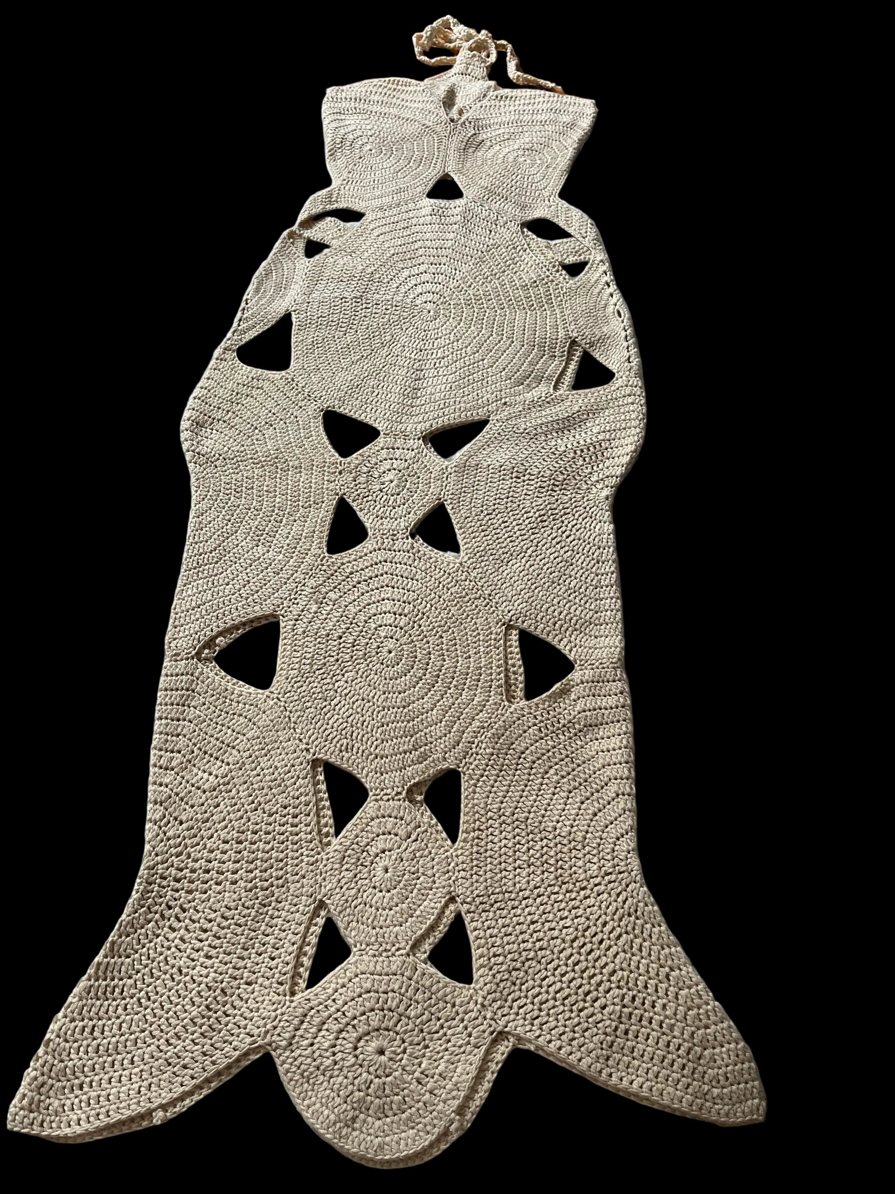Coquette Crochet Midi Dress
