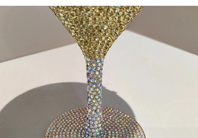 Cherry Goblet Rhinestone Clutch Bag