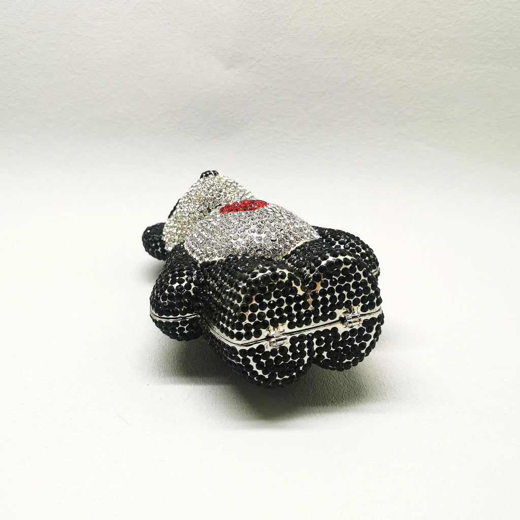 Mini Bear Diamond Clutch Bag