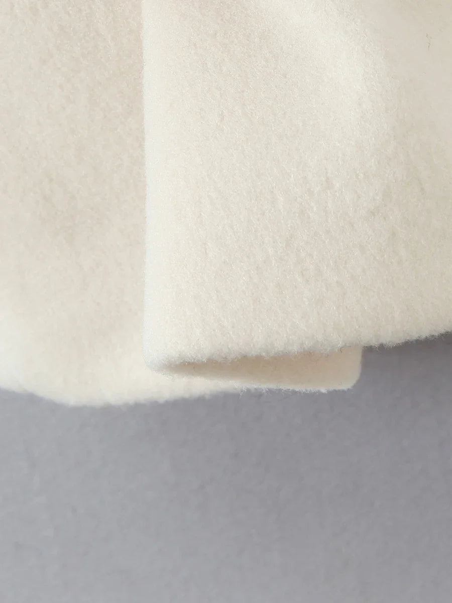 Fur Collar Elegant Trench Coat