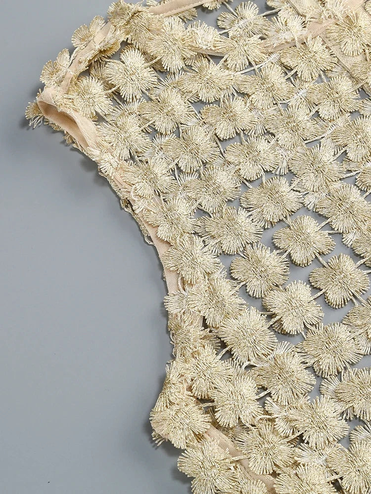 Champagne Skirt SSet