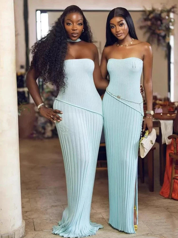 Ashlea Blue Maxi Dress
