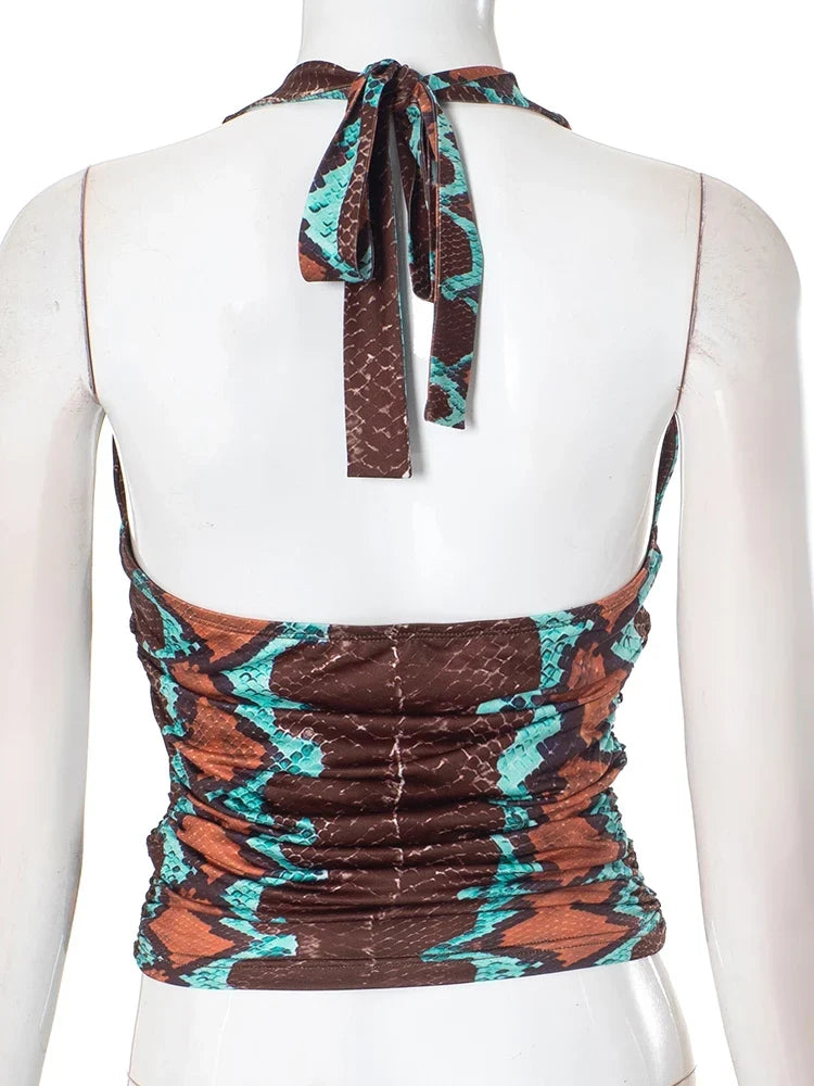 Cobra Print Tank Top