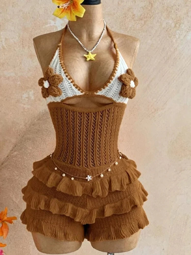 Coquette Crochet Romper