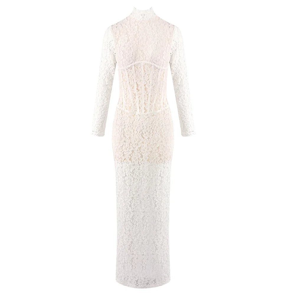 Eleeza Corset Maxi Dress