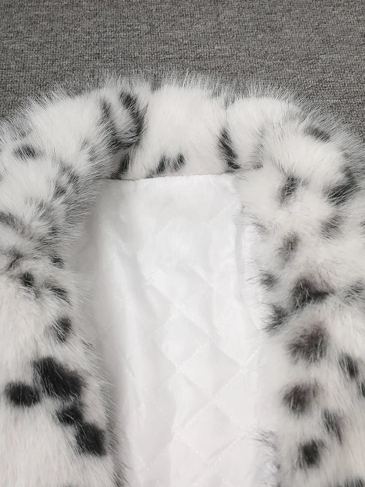 Opulent Fur Plush Coat