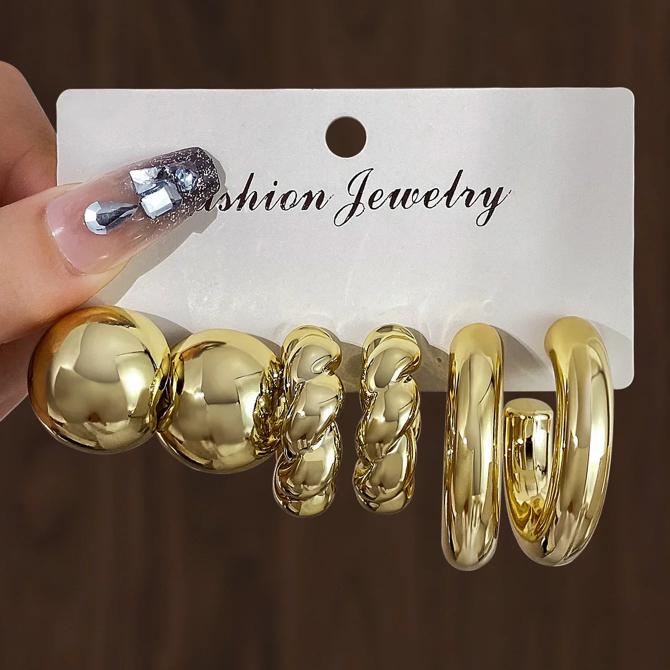 Chunky Vintage Drop Earring