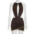Bohemian Gyal Ruched Dress
