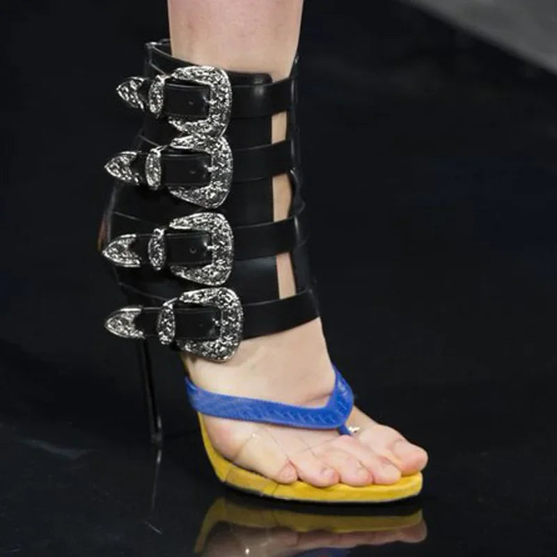 Buckle Strap High Heels