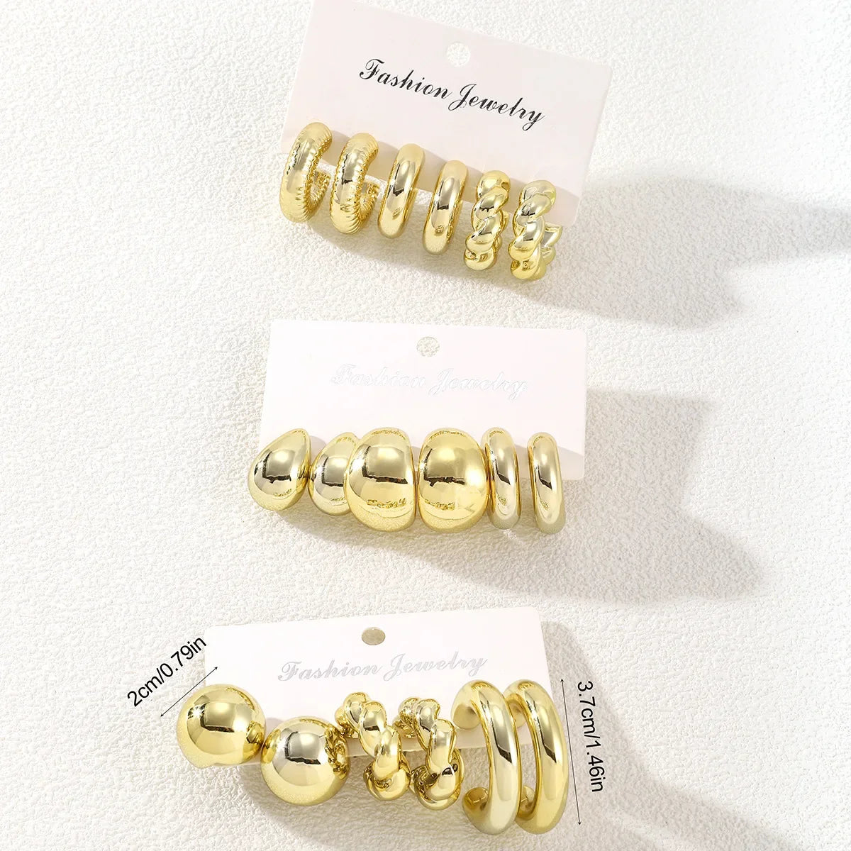 Chunky Vintage Drop Earring