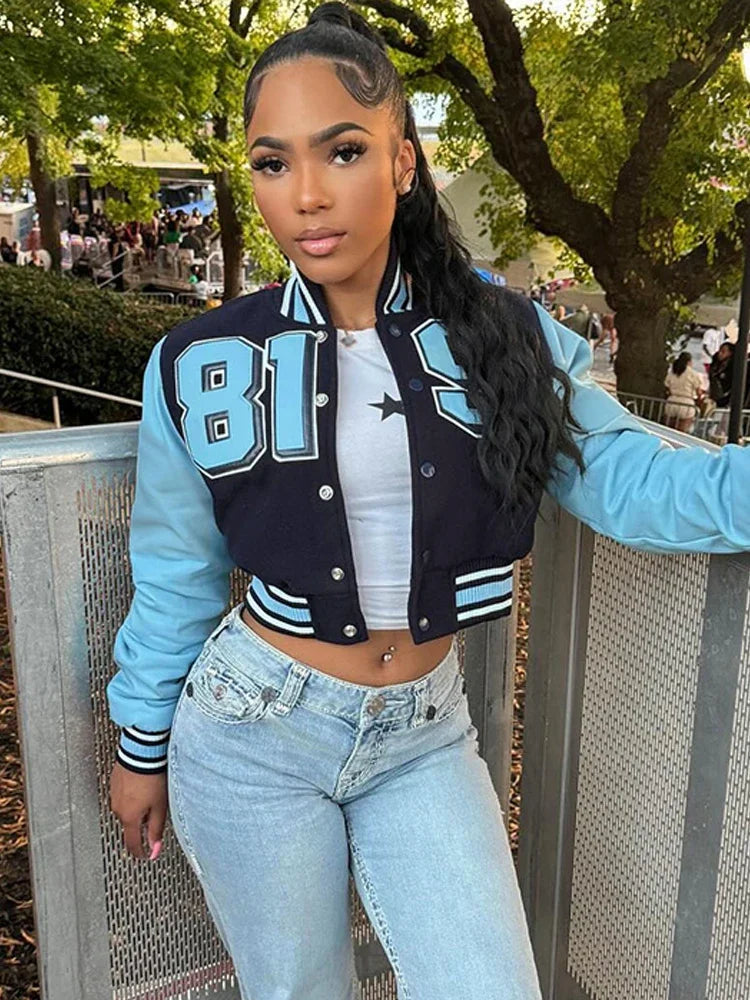 Autumn Leather Crop Jacket