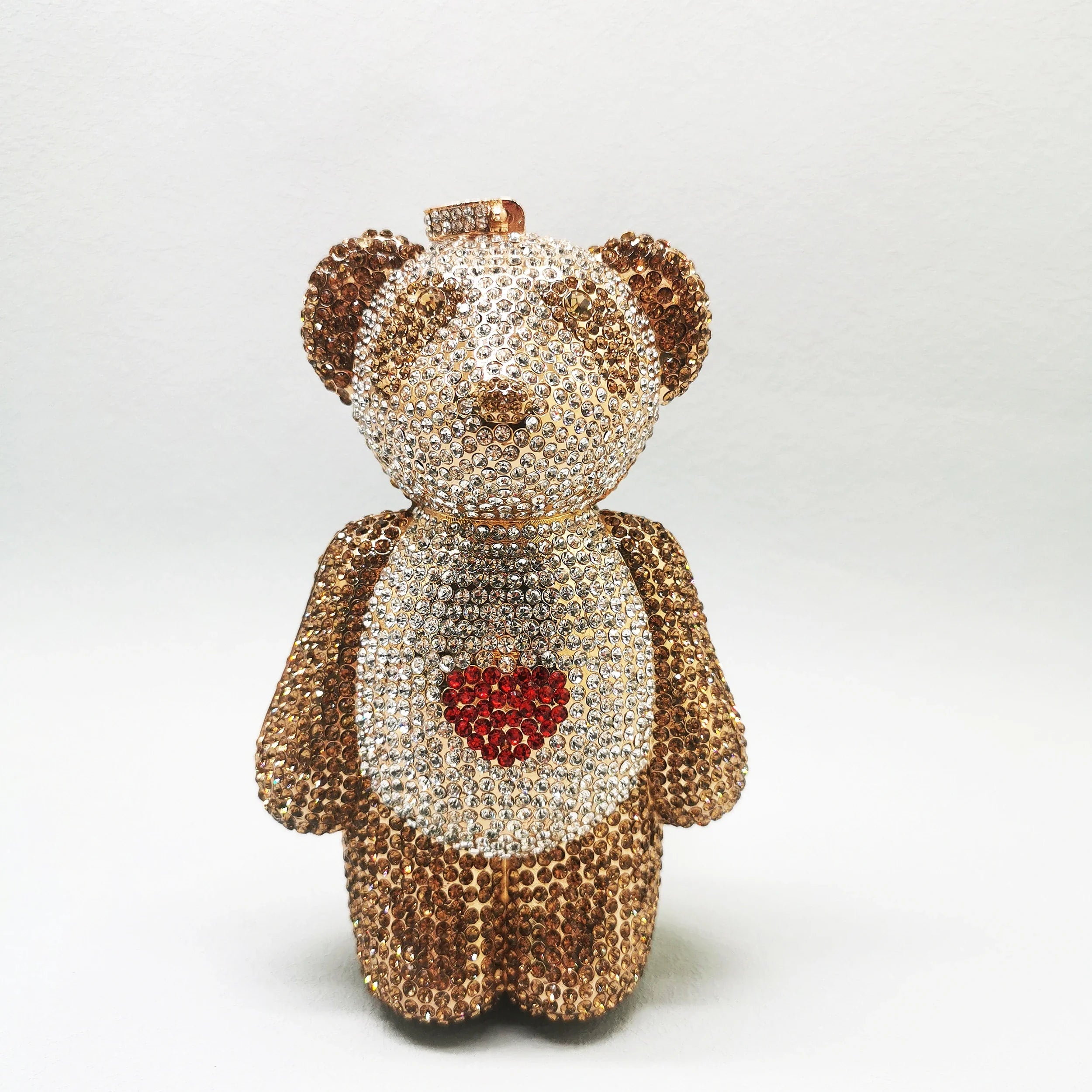 Mini Bear Diamond Clutch Bag