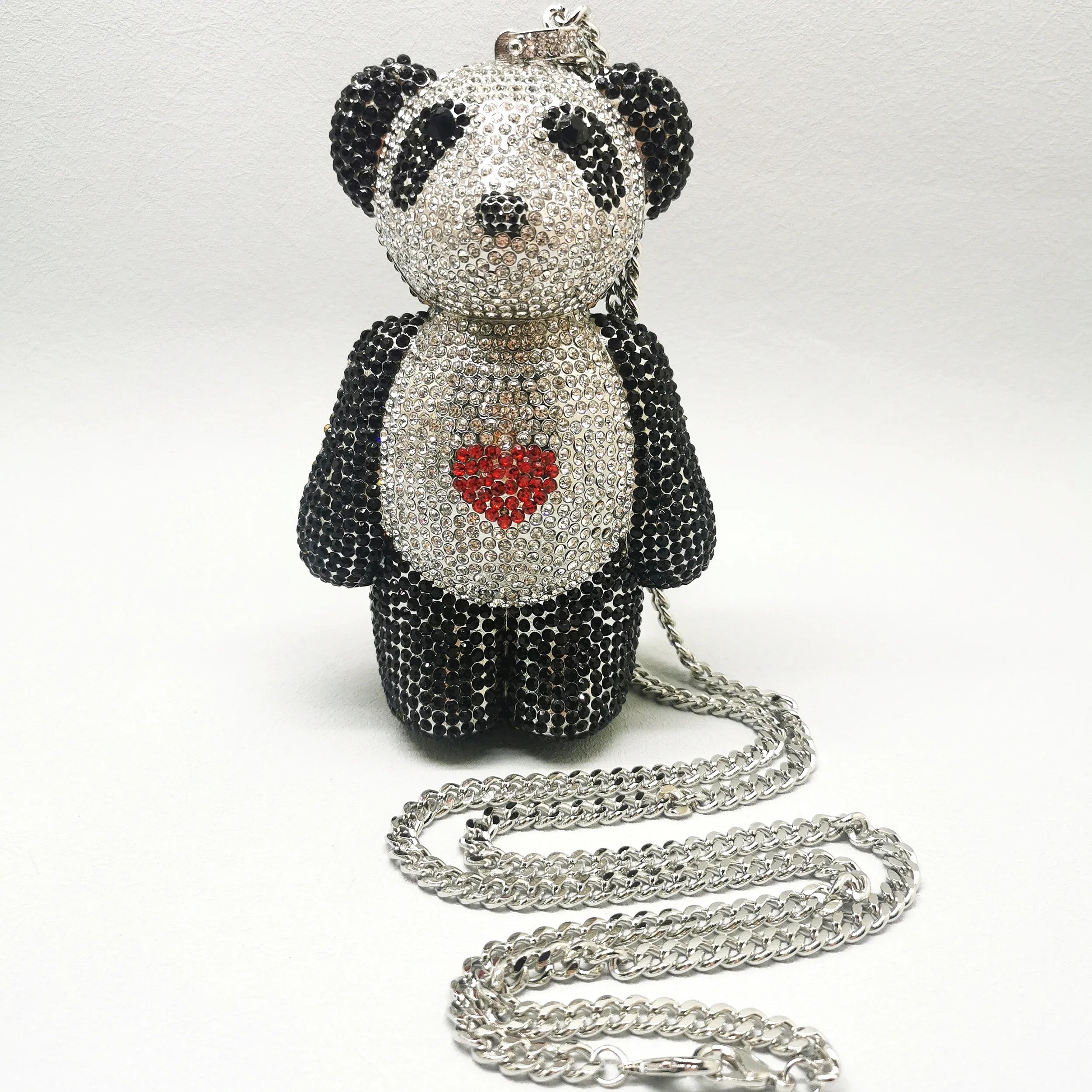 Mini Bear Diamond Clutch Bag