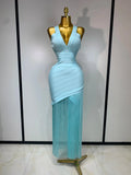 Lauren Tassel Bandage Maxi Dress